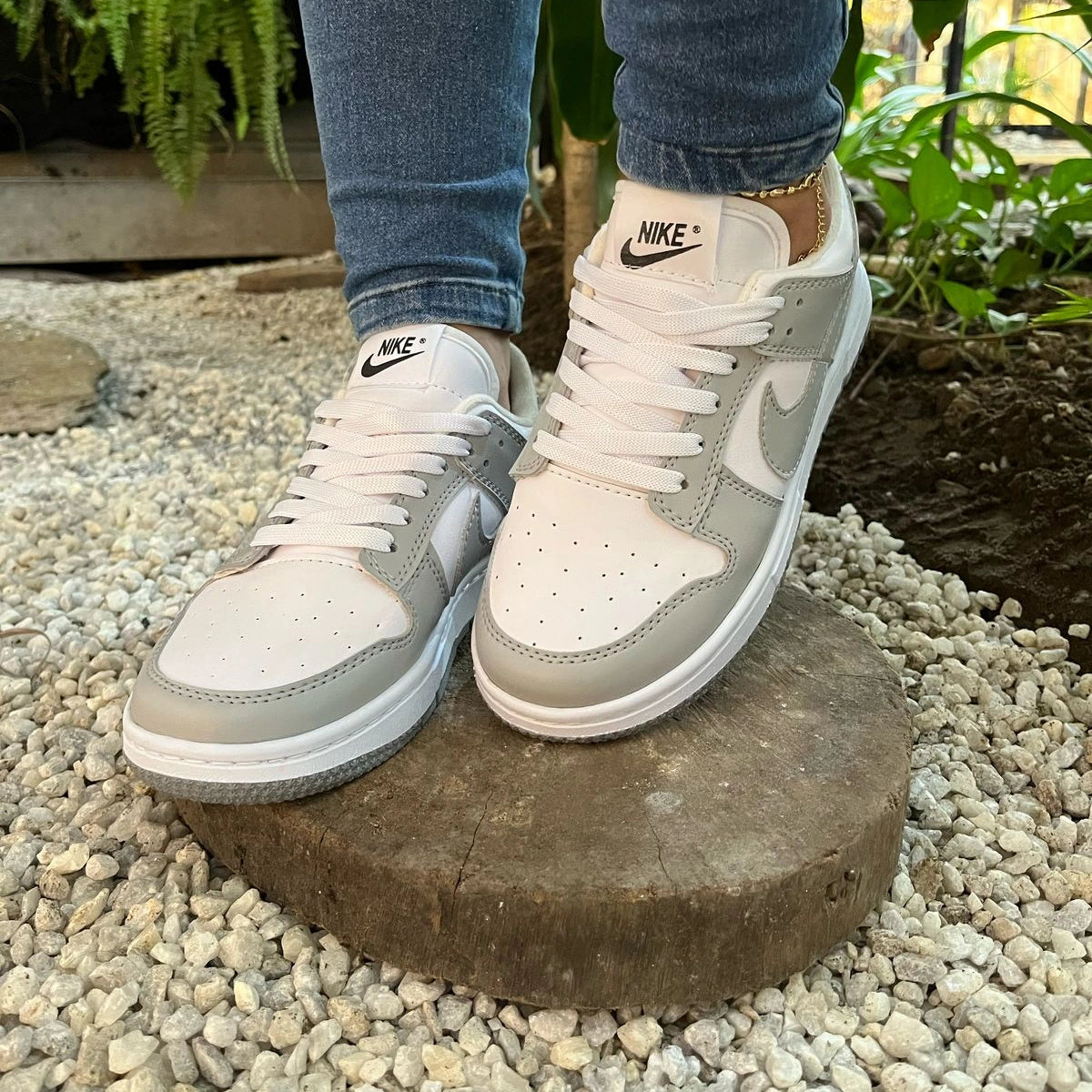 Tenis Nike Air deportivos unisex color gris